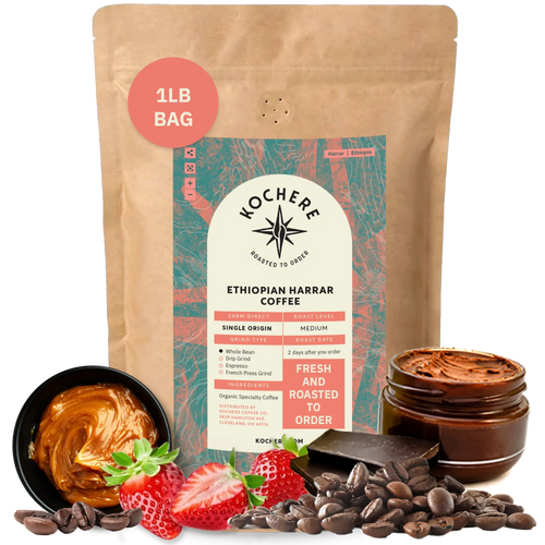 Ethiopian Harrar Coffee Beans – Single Origin Medium Roast
